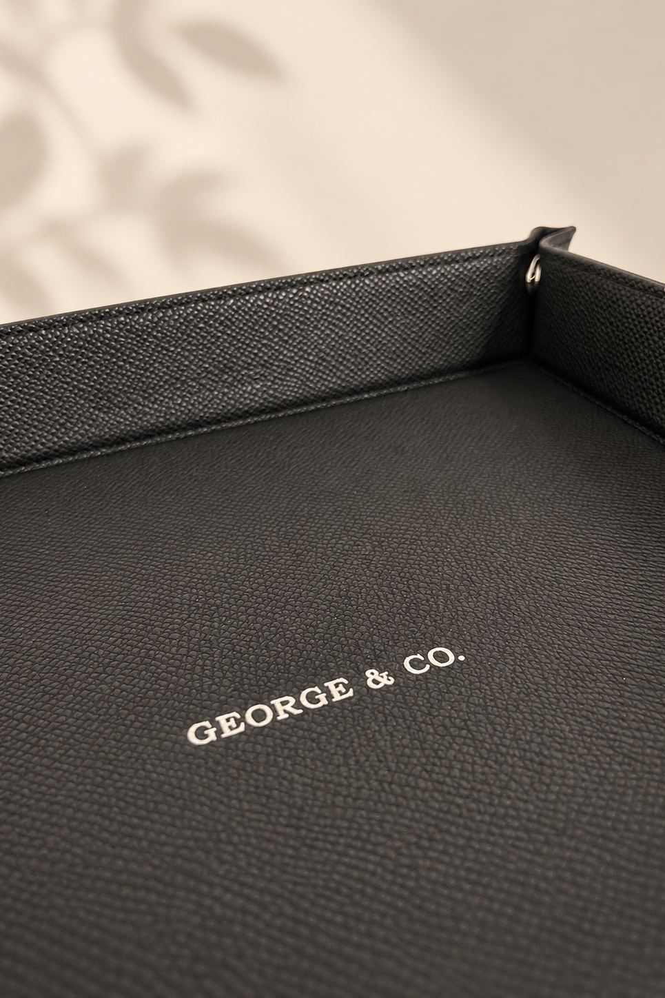 Black Foldable Trinket Tray