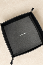 Black Foldable Trinket Tray