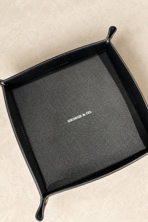 Black Foldable Trinket Tray