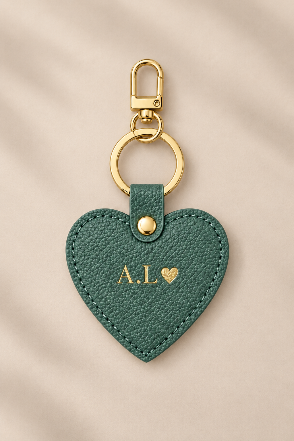 Green Heart Keychains