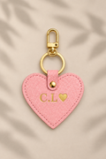 Pink Heart Keychains