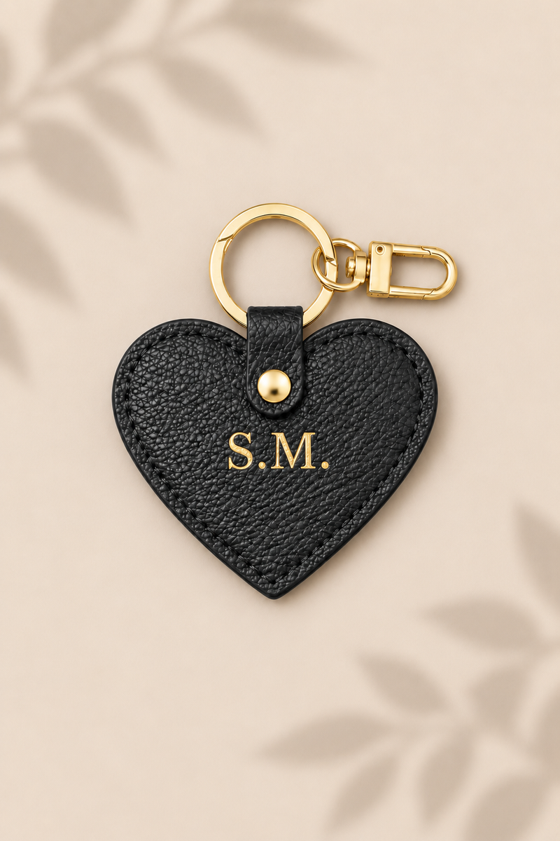 Black Heart Keychains