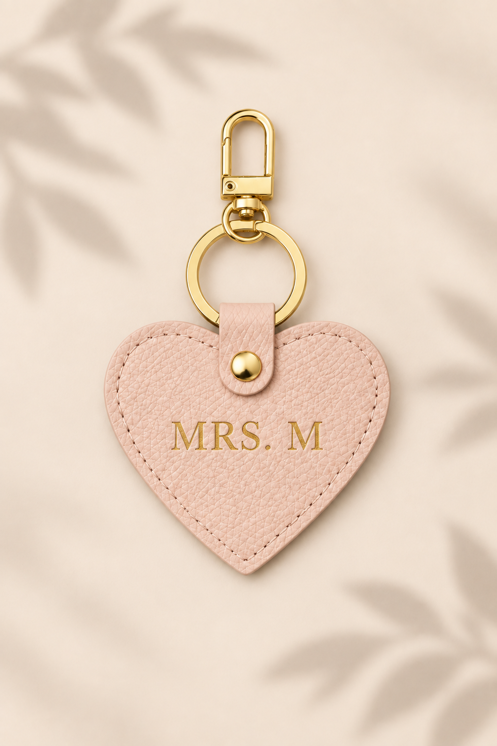 Pink Heart Keychains